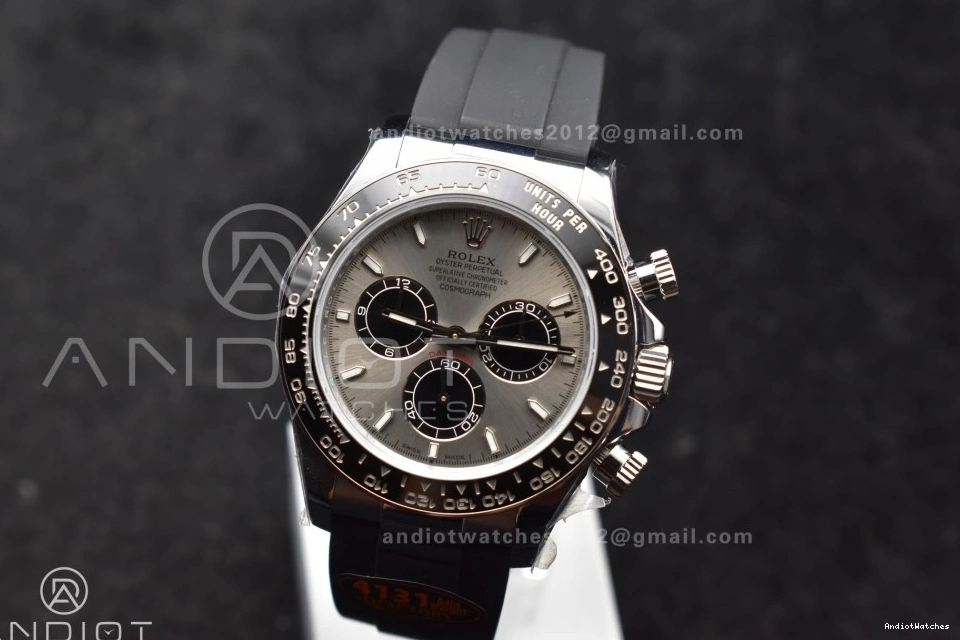 SH4131 Strap Best (Weighted) QF BestValue on Daytona 1:1 Dial Edition 126519 V6 Black Gray Oysterflex 811 1101